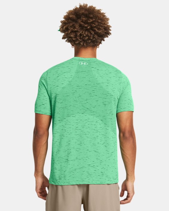 Camiseta de manga corta UA Vanish Seamless para hombre, Green, pdpMainDesktop image number 1